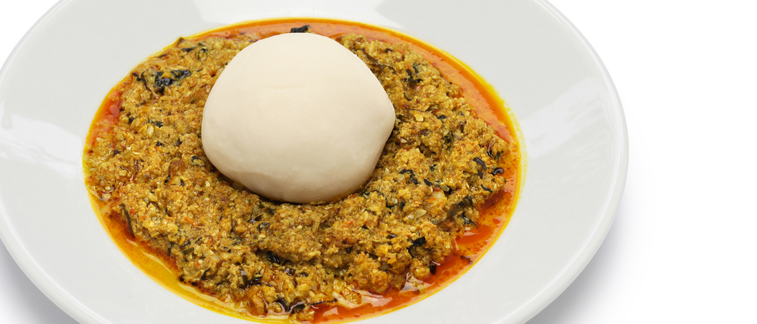 How to Make Egusi Soup with Pounded Yam