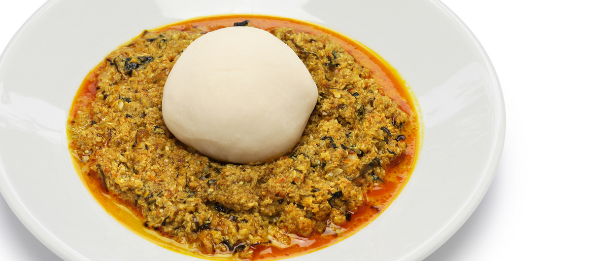 How to Make Egusi Soup with Pounded Yam