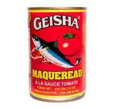 Geisha Mackerel in Tomato Sauce, 15oz (Pack of 24) N/A