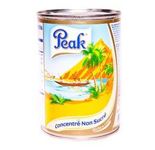 Peak Unsweetened Evaporated Milk, Can, 13oz (386ml) (Pack of 48) N/A