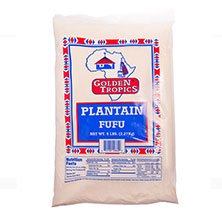 Golden Tropics Plantain Fufu, 10lb (Pack of 4)