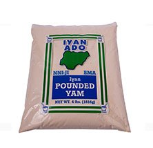 Golden Tropics Iyan Ado Pounded Yam, 4lb (Pack of 10)