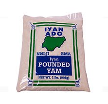 Golden Tropics Iyan Ado Pounded Yam, 2lb (Pack of 20)