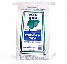 Golden Tropics Iyan Ado Pounded Yam, 20lb Bag