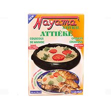 Nayama Natural Attieke Cassava Couscous, 10.5oz (Pack of 24) N/A