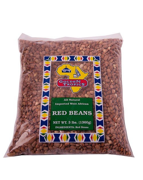 Golden Tropics Red Beans, 3lb (Pack of 12)