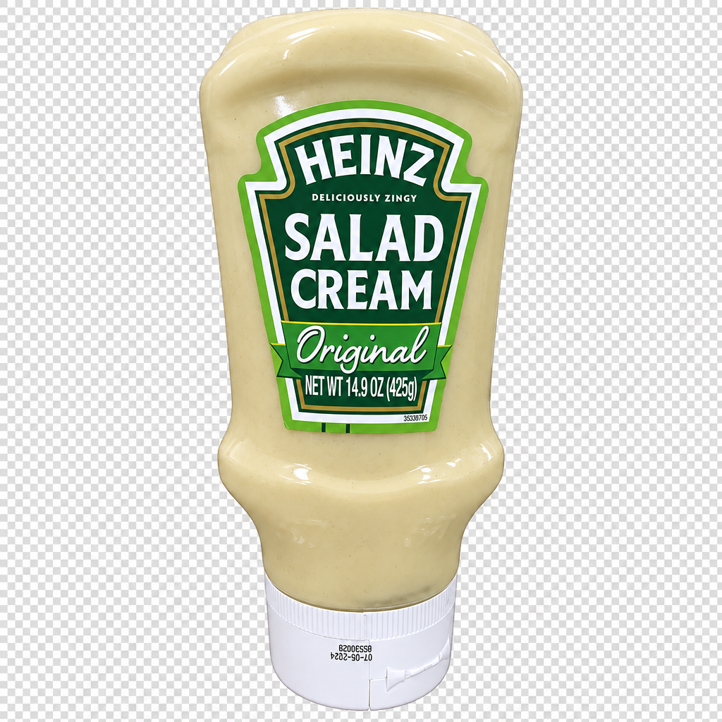 HEINZ Salad Cream, Squeeze Bottle, 425g (Pack of 10) N/A